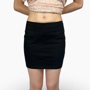 Vintage y2k Motel black bodycon mini skirt womens xs